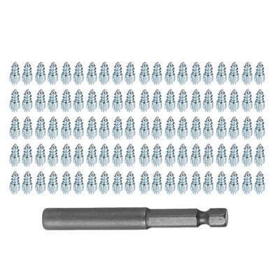 100 Stück Reifen Spikes Rad Reifen Schnee Spikes für Fahrräder Auto Roller