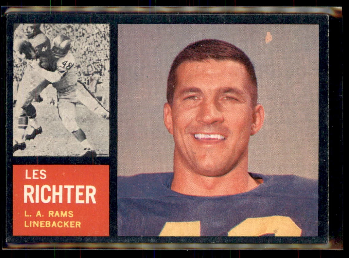 Les Richter trading card