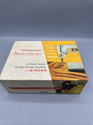 Vintage Singer Professional Buttonholer For Slant Needle ZigZag Sewing Machines