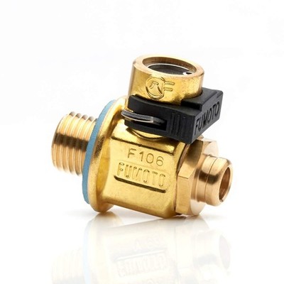 F108S: FUMOTO  VALVE WITH SHORT NIPPLE 16MM-1.5 WITH LC-10