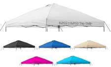 10x10 Canopy Top Cover,Pop Up Canopy Tent Top with Air Vent Ropes, Waterproof...