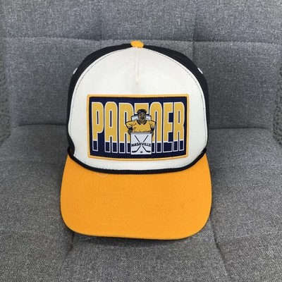 Pukka Partner Nashville Hockey Hat Cap Snap Back Mens One Size Yellow Navy