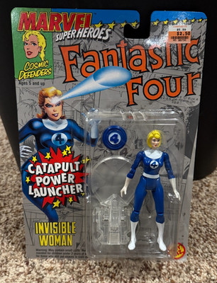 Toybiz Marvel Super Heroes Fantastic Four Invisible Woman 1994 5'' Figure New