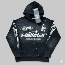 Hellstar Black Basic Hooded Sweatshirt Hoodie Size S-M-L-XL