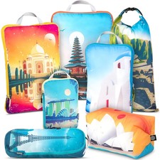 Large Compression Packing Cubes for Travel-Packing Cube Luggage Organizers 7 ...