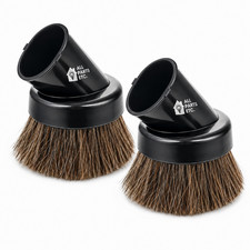 2Pk Horse Hair Vacuum Dust Brush Attachment 1-1/4 Inch Fits w/ Select Shop Vac