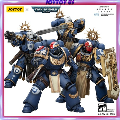 #ad JOYTOY Warhammer 40K Action Figures Ultramarines Titus Metaurus Levantus Torvald $44.64
