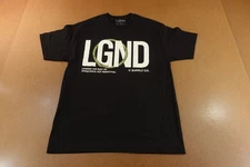 LGND Supply Co Mens Large Black Short Sleeve Graphic Logo Print Victory T-Shirt