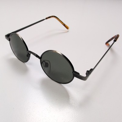 Runde Sonnenbrille Hippie Y2K 2-armig dünn Metall
