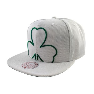 Mitchell & Ness NBA Cropped XL Snapback Cap Boston Celtics white