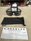 Oakley OO9341-05-57 18 140 Sliver Polished Black Square Lens Mens Sunglasses