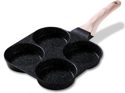 Egg Pan Omelette Pan, 4-Cup Nonstick Granite Omelette Skillet - Pancake Pan and 