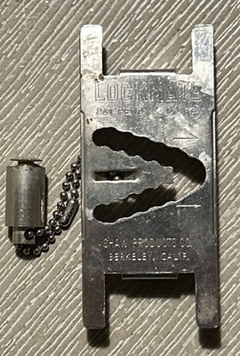 LockMate Shaw Products - Vintage Portable Safety Door Lock Security Berkeley CA