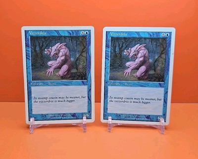     (2) 2000 MAGIC THE GATHERING VIZZERDRIX STARTER 2000 PLAYED    