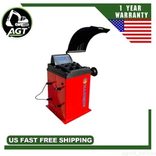 AGT Wheel Balancer 10''-24'' Rim Diameter, With Protection Hood | AGT-WB24