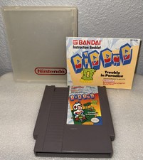 DIG DUG II 2 (NINTENDO ENTERTAINMENT SYSTEM, NES, 1989) AUTHENTIC WITH MANUAL