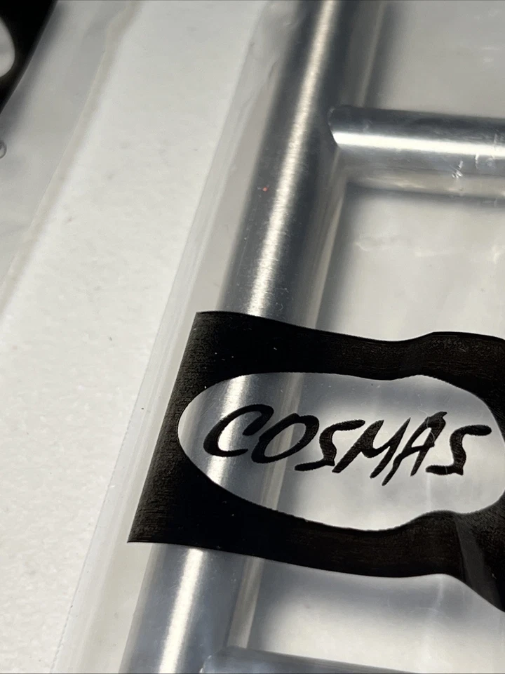 5 tiradores modernos de níquel satinado para gabinete Cosmas 305-030SN 5 1/4 pulgadas Foto 2 de 3