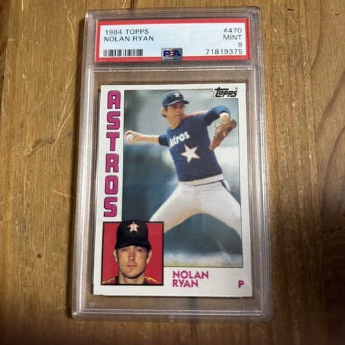 1984 Topps #470 Nolan Ryan ASTROS PSA 9 MINT