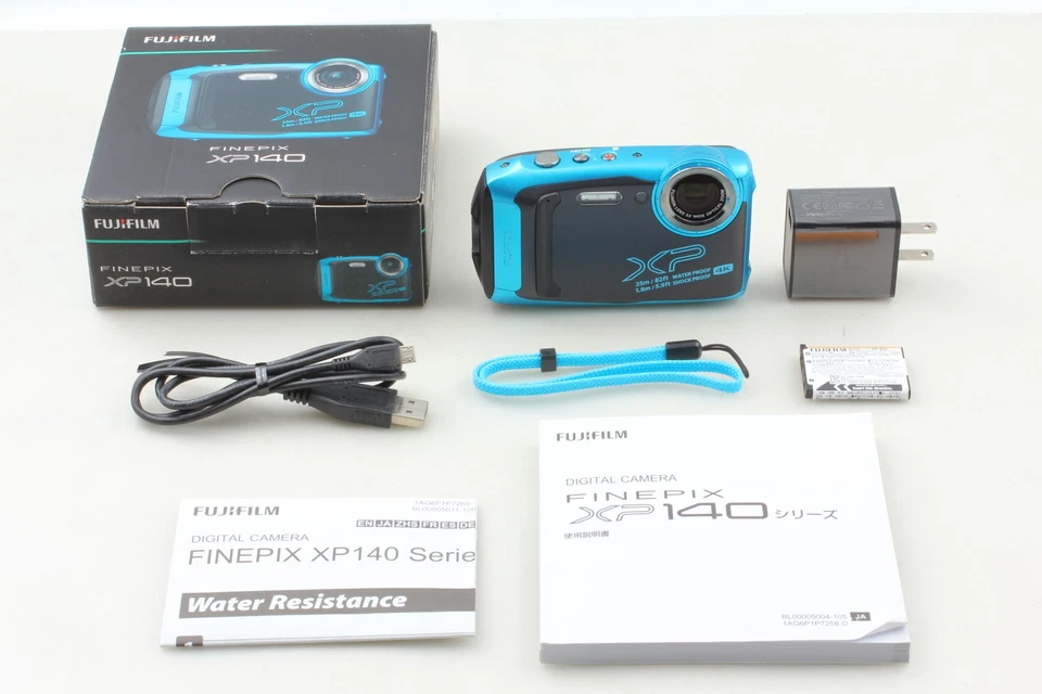 [Top MINT in Box] FUJIFILM Finepix XP140 Waterproof Digital Camera Blue JAPAN - Image 2 of 4