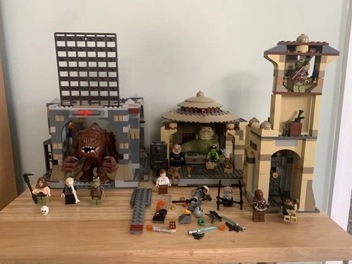 Star Wars Lego Set 9516 Jabbas Palace And Set 75005 Rancor Pit Incomplete