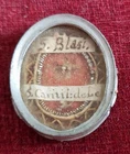 207) Itallian reliquary St Camillus de Lellis + St Blaise of Sebaste