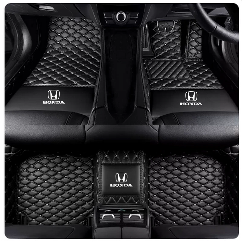 Fit For Honda CRV CR-V All Models Car Floor Mats Auto Carpets Waterproof Custom - Image 3 of 4