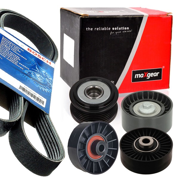 Bosch 6PK1230 Keilrippenriemen-Satz + Freilauf FüR Fiat Punto-image