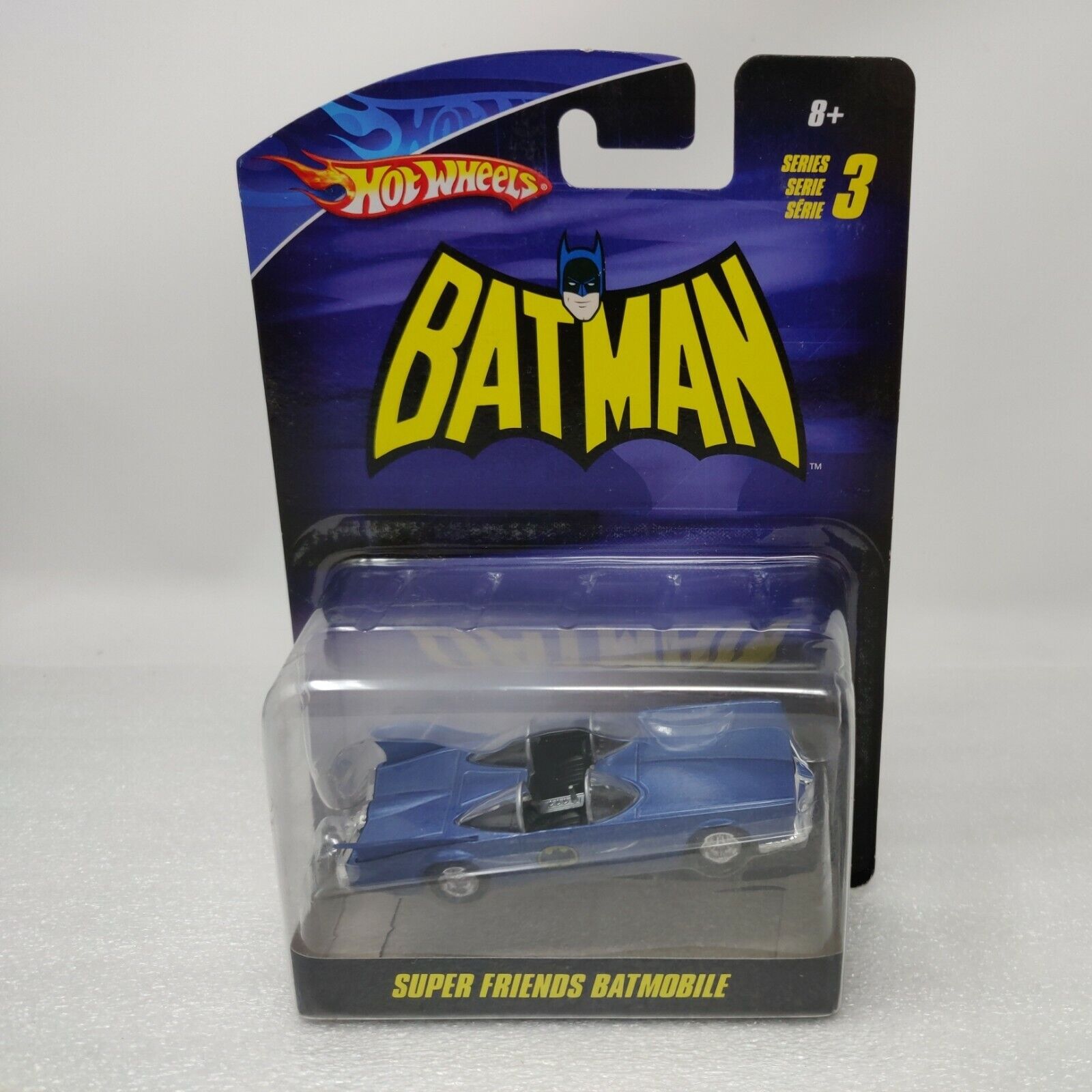 2009 Hot Wheels Batman Super Friends  Batmobile Series 3 Rare VHTF