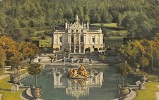 Germany Schloss Linderhof Castle vintage postcard