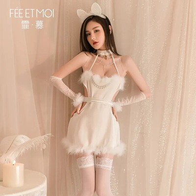 Sexy Lingerie Outfit Bunny Girl Lovely Rabbit Costumes Cosplay Plush Night Dress