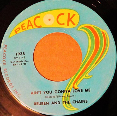 Reuben And The Chains   Ain't You Gonna Love Me / Answer These  45 RPM RECORD 