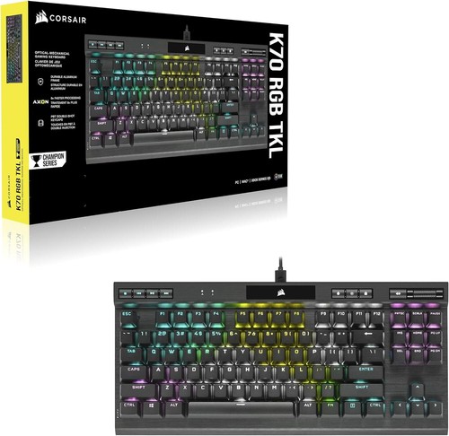 Corsair K70 RGB TKL CHAMPION SERIE schlüssellos optisch-mechanisch - Bild 9 von 9