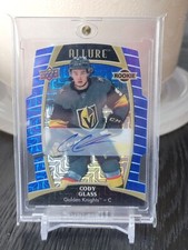 2019-20 Upper Deck Allure Autographs Blue Rainbow #94 Cody Glass 09/35