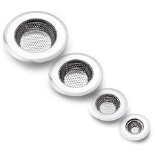 4Pack Stainless Steel Sink Strainer for Kitchen Sink Bathroom Bathtub Wash Basin