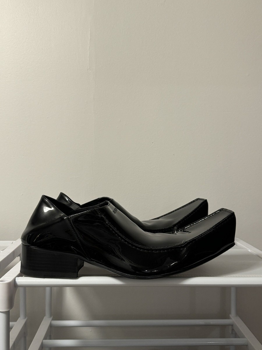 Balenciaga Romeo Black Patent Loafer Mules Shoes Size 40 | eBay