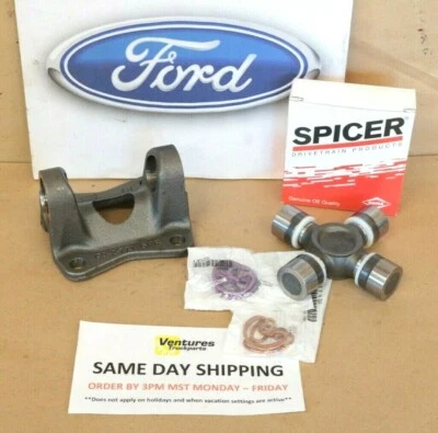 2003-2004 Ford F350 DRW Dana 80 Rear Axle Companion Flange C3-2-771 U Joint 1410 - Image 1 of 4