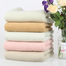 1M Faux Sheepskin Sherpa Fleece Fabric Berber for Coat Jacket Lining Craft Plush