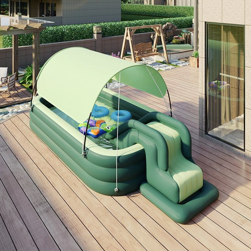 Baby paddling hotsell pool with sunshade