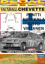DECAL VAUXHALL CHEVETTE 2300 HS P.AIRIKKALA C.OF IRELAND 1979 WINNER (06)