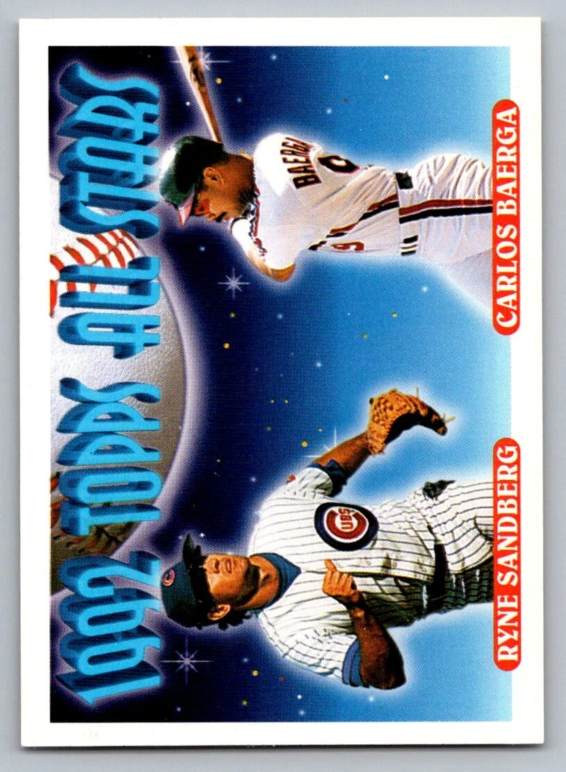 1993 Topps #402 Ryne Sandberg / Carlos Baerga