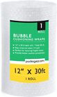12 inch x 30 ft Bubble Cushioning Wrap, Perforated Every 12" Protective Packing
