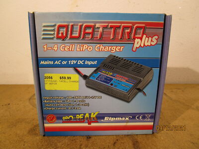 Quattro Plus 1-4 Cell Lipo Charger 0-IP2775