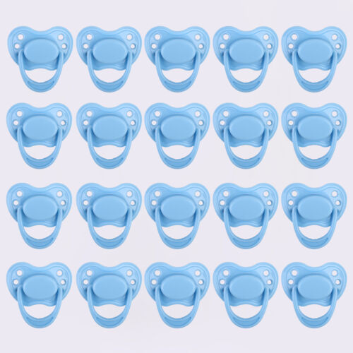 20PC Blue Magnetic Pacifier Dummy for Reborn Baby Dolls Accessories DIY Supply