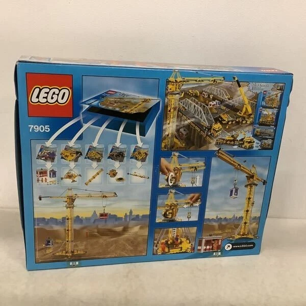 LEGO 7905 City Building Crane Factory Sealed Damaged Box Express F/S - Image 2 of 4