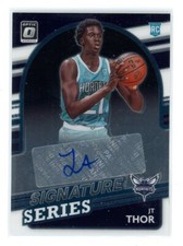JT Thor 2021 Donruss Optic Signature Series AU #SS-JTT Charlotte Hornets  Auto