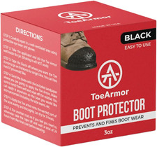Toe Armor Boot Guard Brush on Work Boot Protector- Gives Your Boots Extra Life-