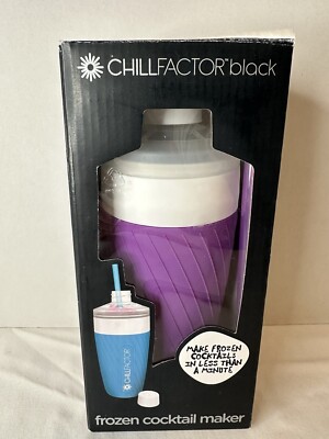 Purple Chill Factor Slushy Maker Black Addition