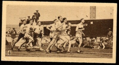 Tabakkarte, Godfrey Phillips, Olympiasieger Amsterdam 1928, 800 Meter, #4