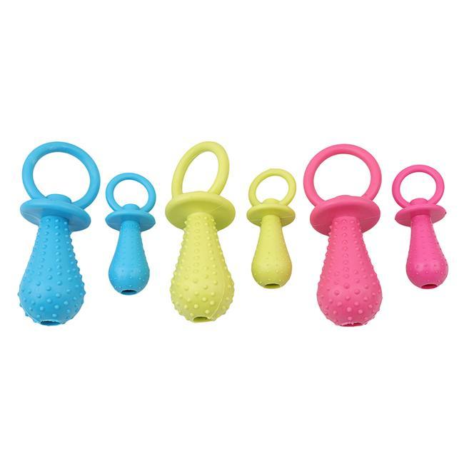 Chic Useful Pet Chew Bell Rubber Pacifier Dog Toys Bite Resistant Clean  Teeth LA