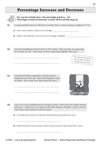 KS3 Years 7-9 Maths Workbook with Answer Foundation Key Stage 3 CGP - Bild 7 von 12